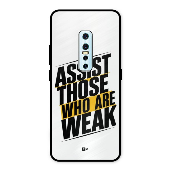 Assist Weak Metal Back Case for Vivo V17 Pro