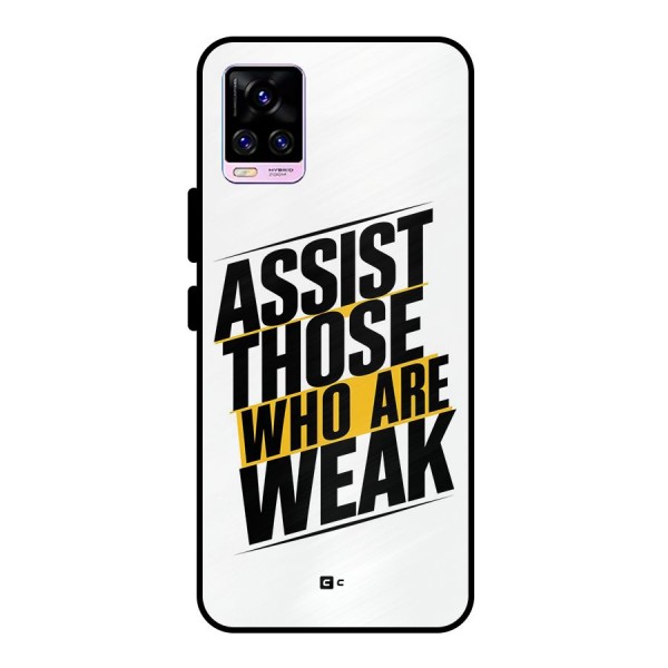 Assist Weak Metal Back Case for Vivo V20 Pro