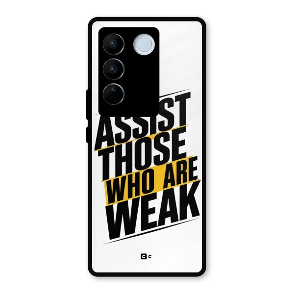 Assist Weak Metal Back Case for Vivo V27 Pro