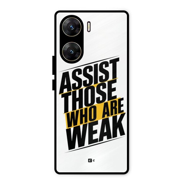 Assist Weak Metal Back Case for Vivo V29e