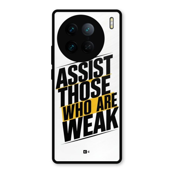 Assist Weak Metal Back Case for Vivo X90 Pro