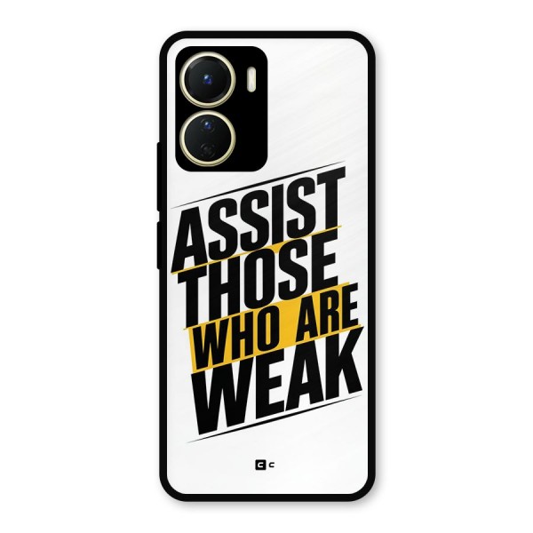 Assist Weak Metal Back Case for Vivo Y56