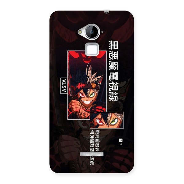 Asta Black Clover Back Case for Coolpad Note 3