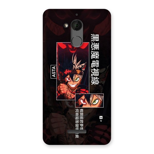 Asta Black Clover Back Case for Coolpad Note 5