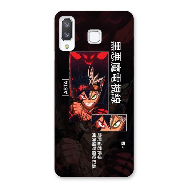 Asta Black Clover Back Case for Galaxy A8 Star