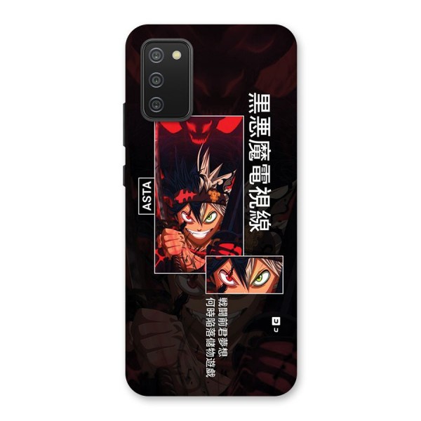 Asta Black Clover Back Case for Galaxy M02s