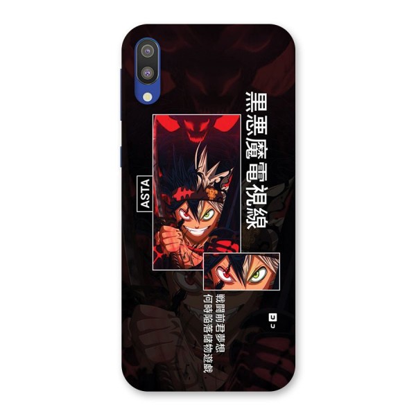 Asta Black Clover Back Case for Galaxy M10