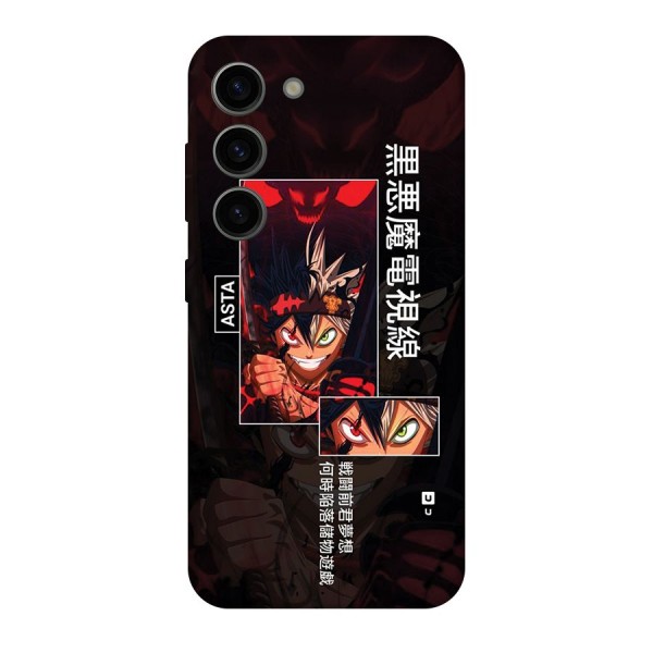 Asta Black Clover Back Case for Galaxy S23