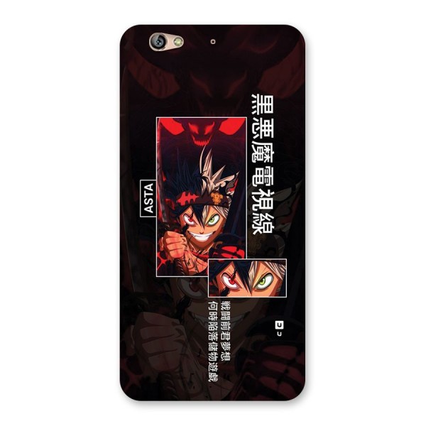 Asta Black Clover Back Case for Gionee S6