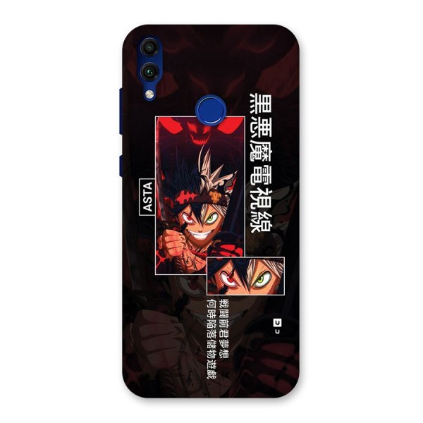 Asta Black Clover Back Case for Honor 8C