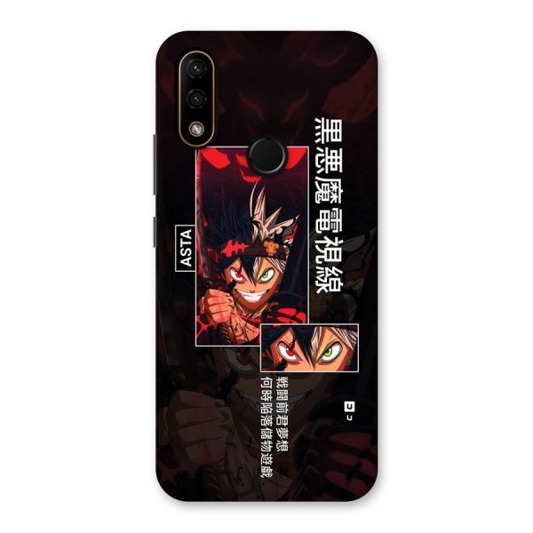 Asta Black Clover Back Case for Lenovo A6 Note