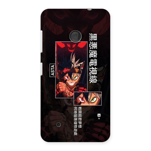 Asta Black Clover Back Case for Lumia 530