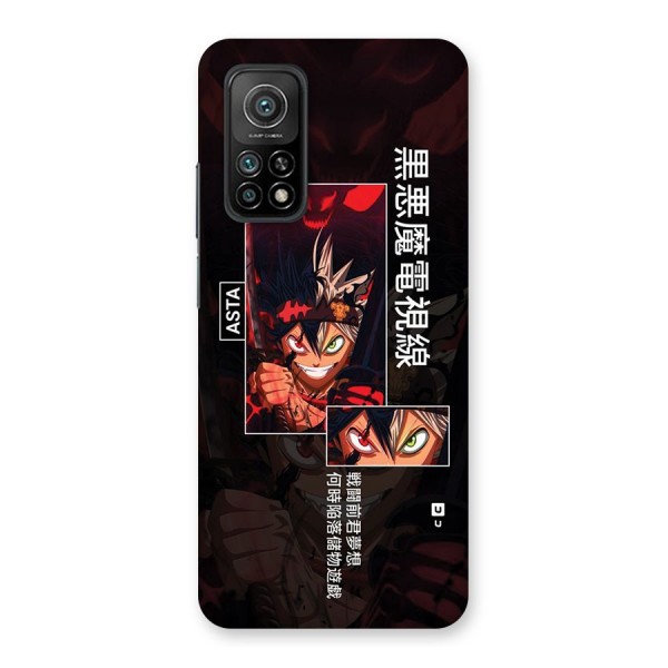 Asta Black Clover Back Case for Mi 10T Pro 5G