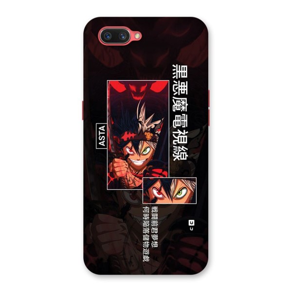 Asta Black Clover Back Case for Oppo A3s