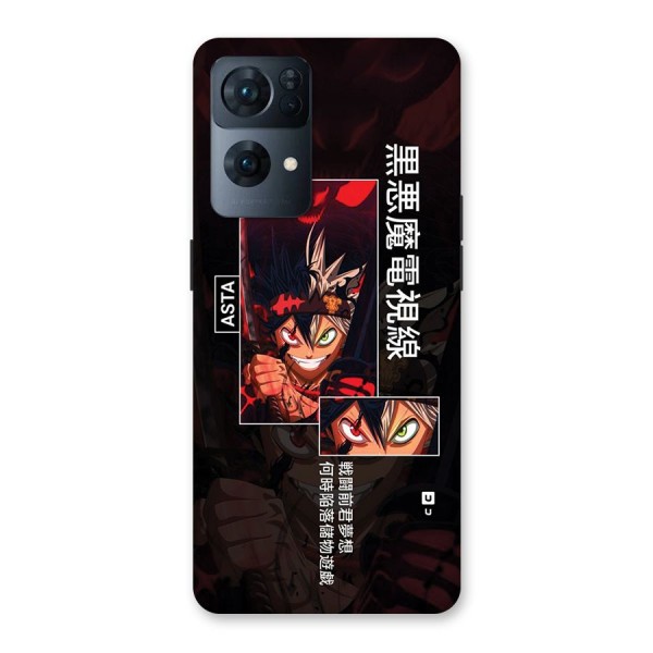 Asta Black Clover Back Case for Oppo Reno7 Pro 5G