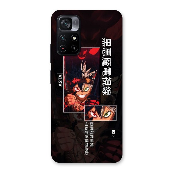 Asta Black Clover Back Case for Poco M4 Pro 5G