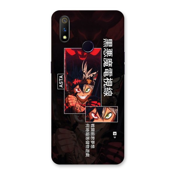 Asta Black Clover Back Case for Realme 3 Pro