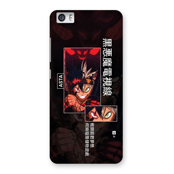 Asta Black Clover Back Case for Redmi Mi 5