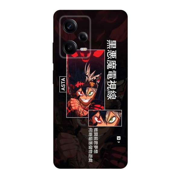 Asta Black Clover Back Case for Redmi Note 12 Pro