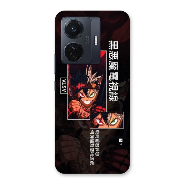 Asta Black Clover Back Case for Vivo iQOO Z6 Pro