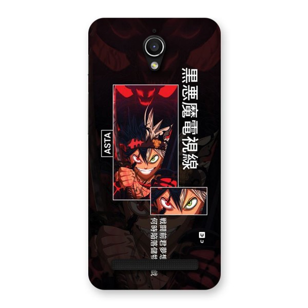 Asta Black Clover Back Case for Zenfone Go