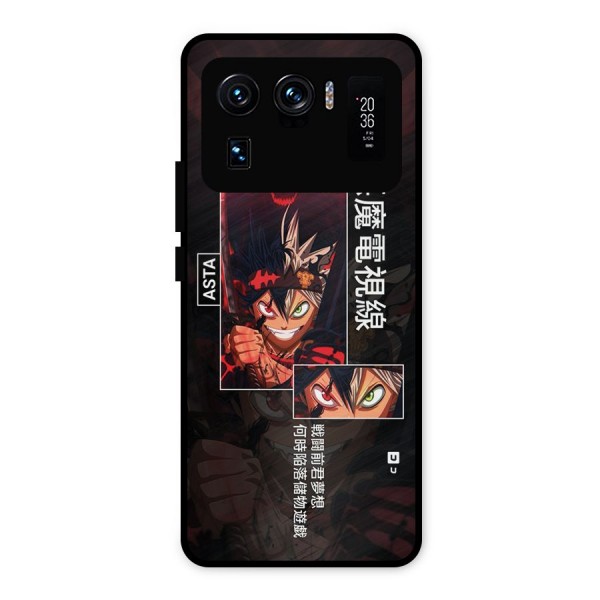 Asta Black Clover Metal Back Case for Mi 11 Ultra