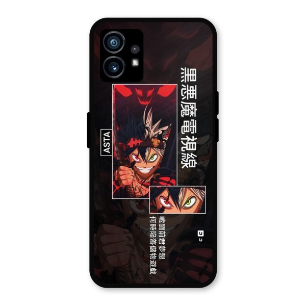 Asta Black Clover Metal Back Case for Nothing Phone 1