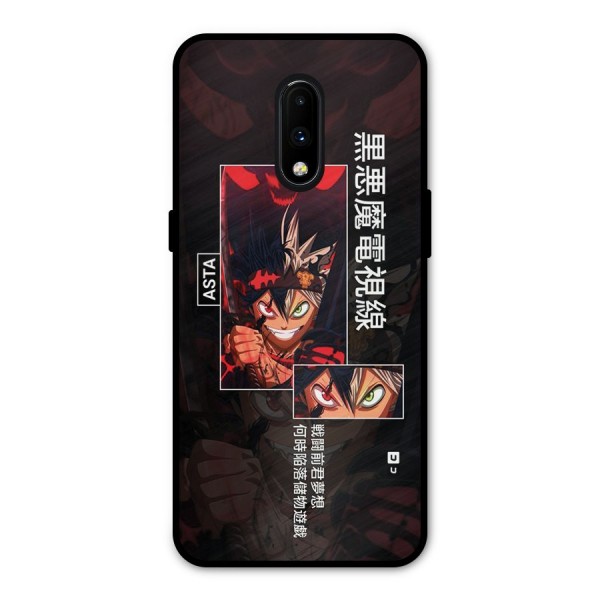 Asta Black Clover Metal Back Case for OnePlus 7