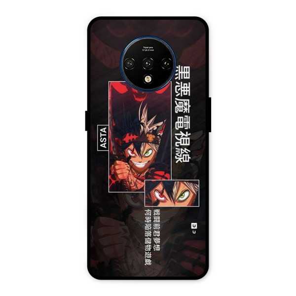 Asta Black Clover Metal Back Case for OnePlus 7T