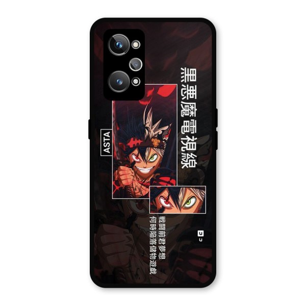 Asta Black Clover Metal Back Case for Realme GT 2