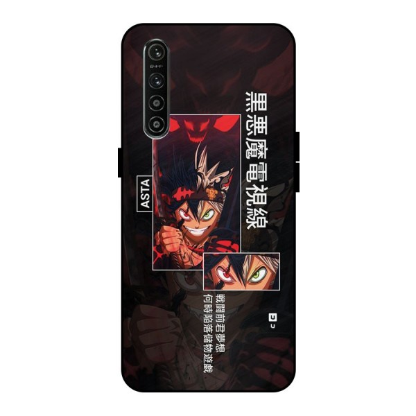 Asta Black Clover Metal Back Case for Realme XT