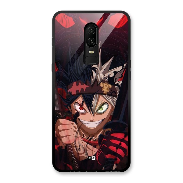 Asta Ready For Battle Glass Back Case for OnePlus 6