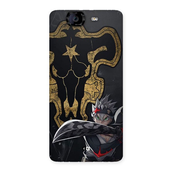 Asta With Black Bulls Back Case for Canvas Knight A350