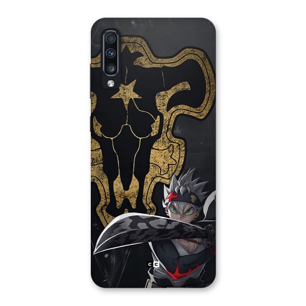 Asta With Black Bulls Back Case for Galaxy A70