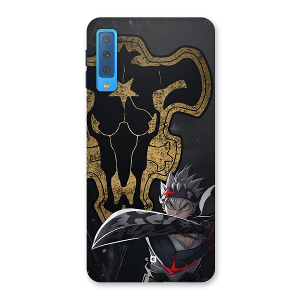 Asta With Black Bulls Back Case for Galaxy A7 (2018)