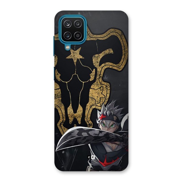 Asta With Black Bulls Back Case for Galaxy F12