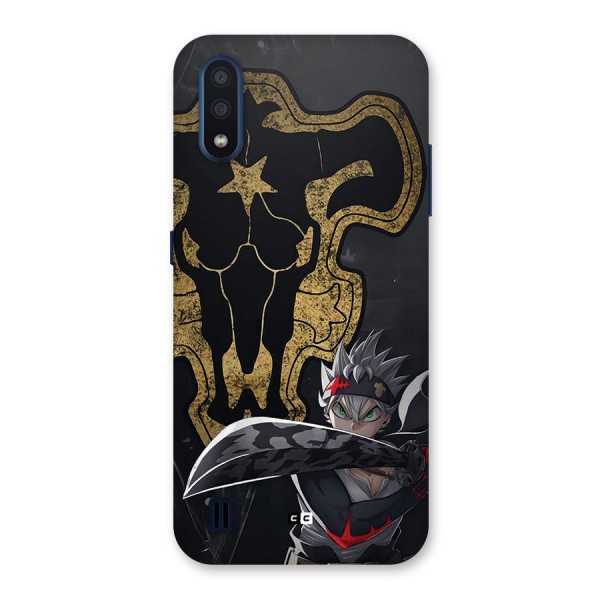 Asta With Black Bulls Back Case for Galaxy M01