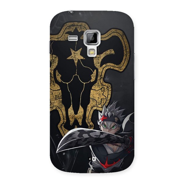 Asta With Black Bulls Back Case for Galaxy S Duos