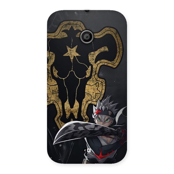 Asta With Black Bulls Back Case for Moto E