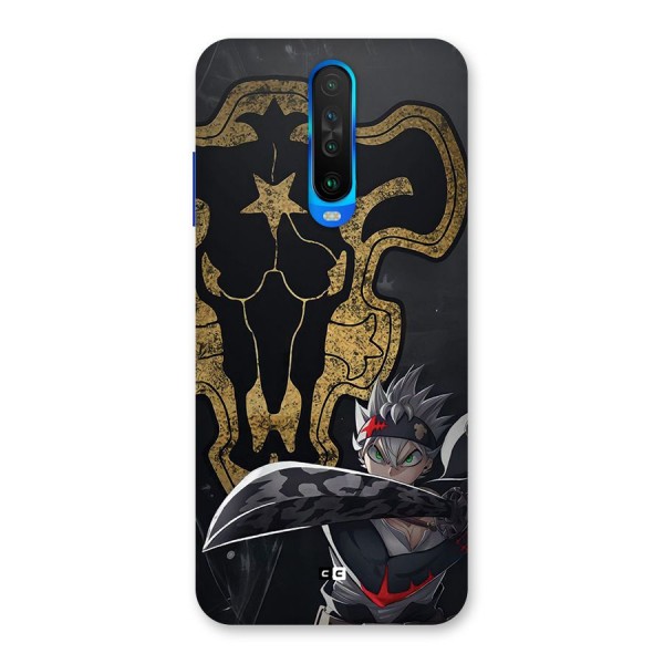 Asta With Black Bulls Back Case for Poco X2