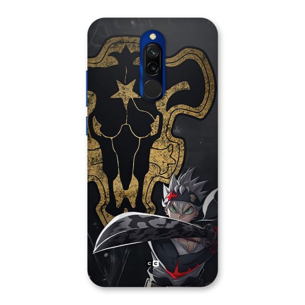 Asta With Black Bulls Back Case for Redmi 8