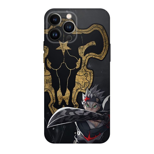Asta With Black Bulls Back Case for iPhone 13 Pro Max
