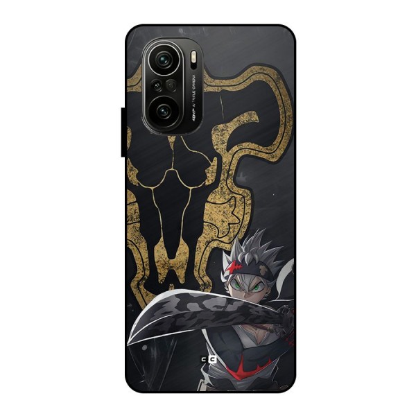 Asta With Black Bulls Metal Back Case for Mi 11x