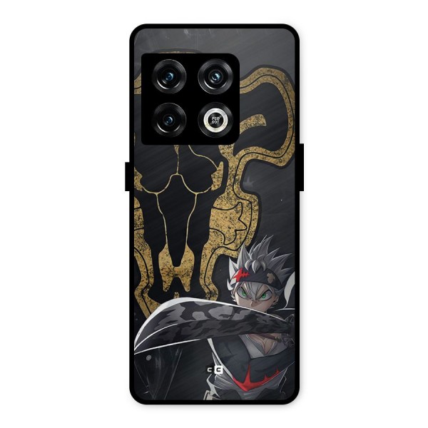 Asta With Black Bulls Metal Back Case for OnePlus 10 Pro 5G
