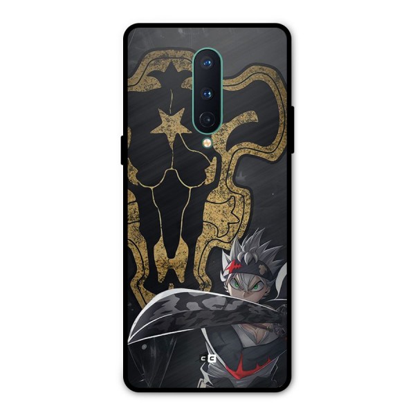 Asta With Black Bulls Metal Back Case for OnePlus 8