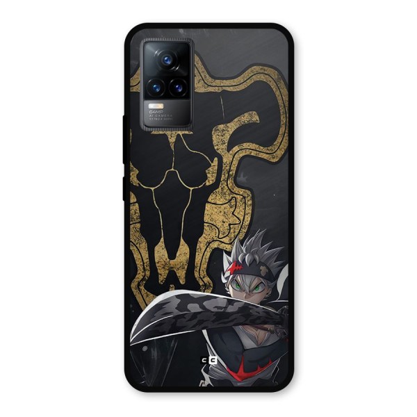 Asta With Black Bulls Metal Back Case for Vivo Y73