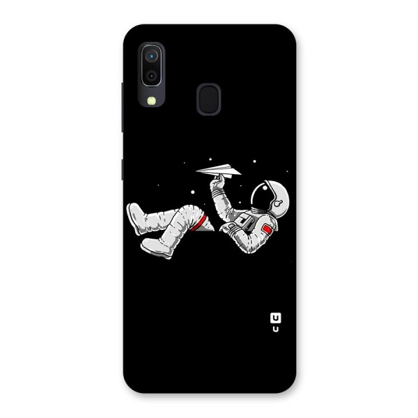 Astronaut Aeroplane Back Case for Galaxy A20