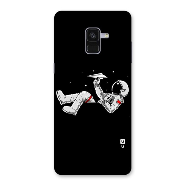 Astronaut Aeroplane Back Case for Galaxy A8 Plus