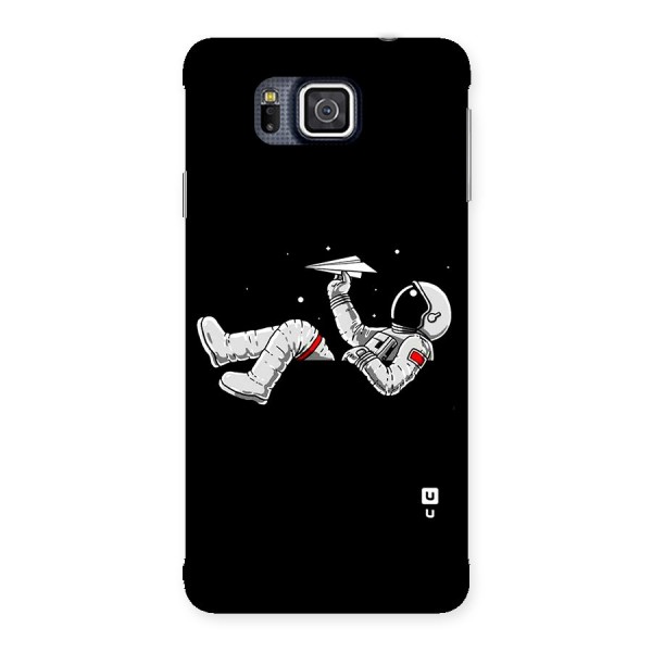 Astronaut Aeroplane Back Case for Galaxy Alpha