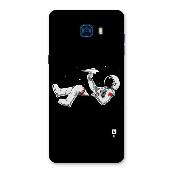 Astronaut Aeroplane Back Case for Galaxy C7 Pro